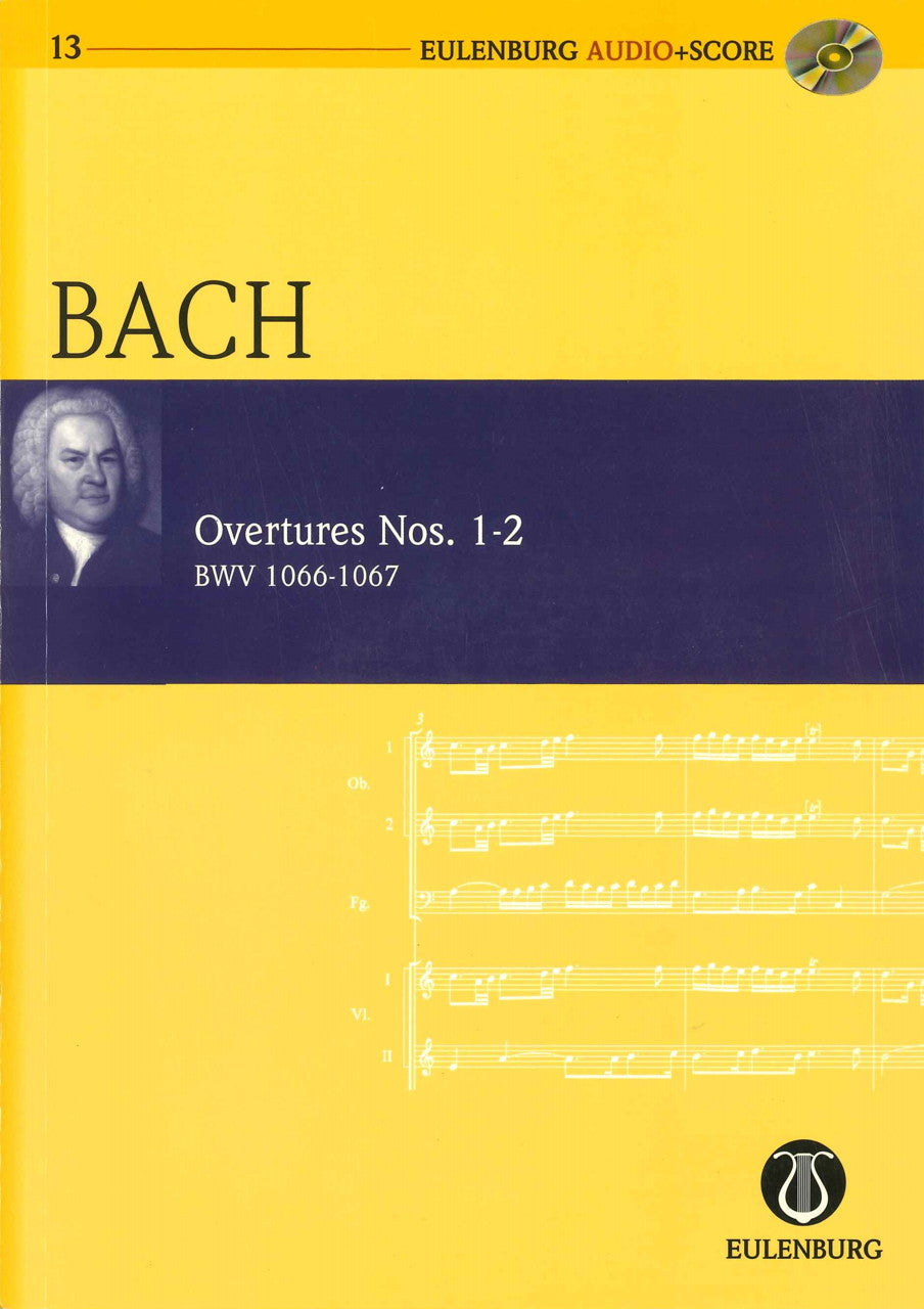 Bach, Ouvertures/Suites No. 1-2 (+CD) (Eulenburg)