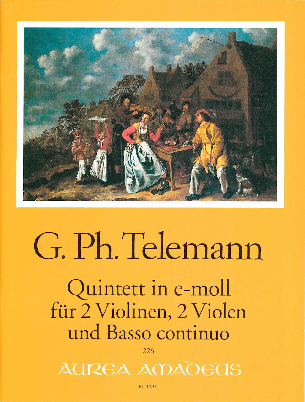 Telemann, Quintett TWV 44/5 (2Vn,2Va,Bc) (Amadeus Verlag)