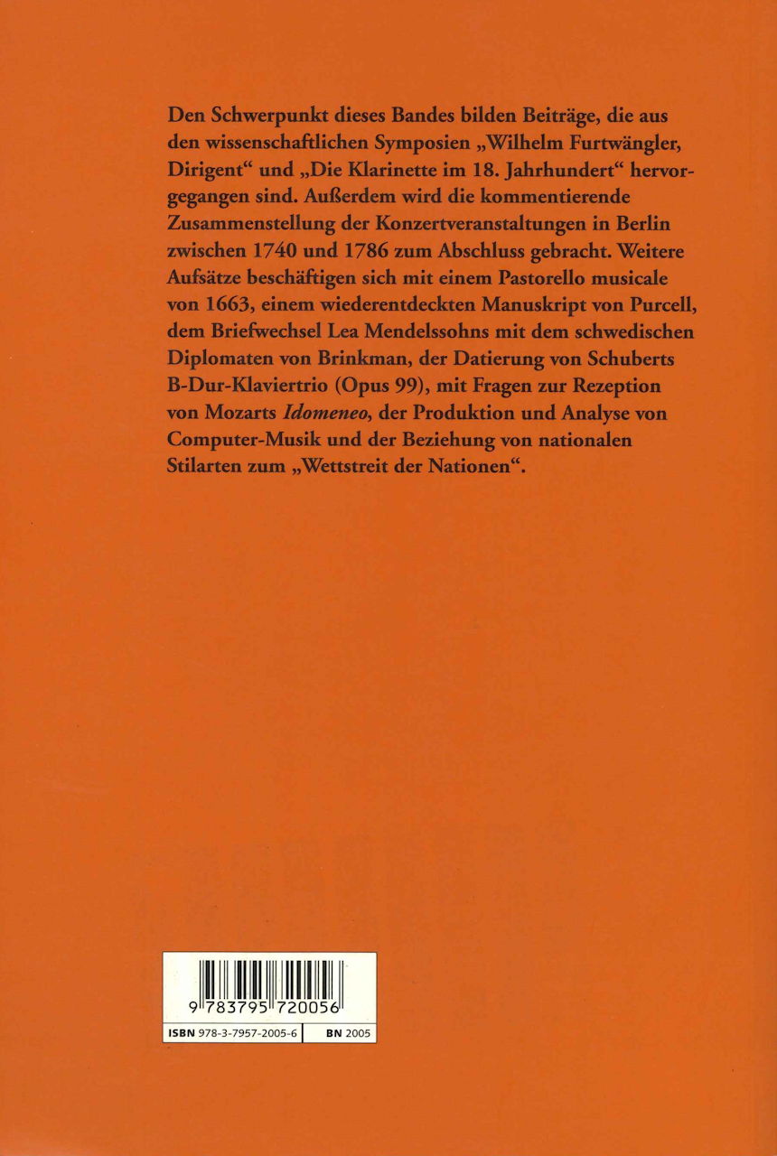 Jahrbuch Staatlichen Instituts 2005 (Schott)