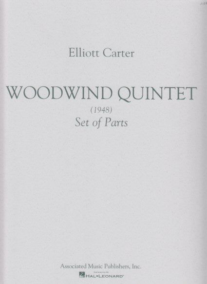 Carter, Woodwind Quintet (Parts) (AMP)