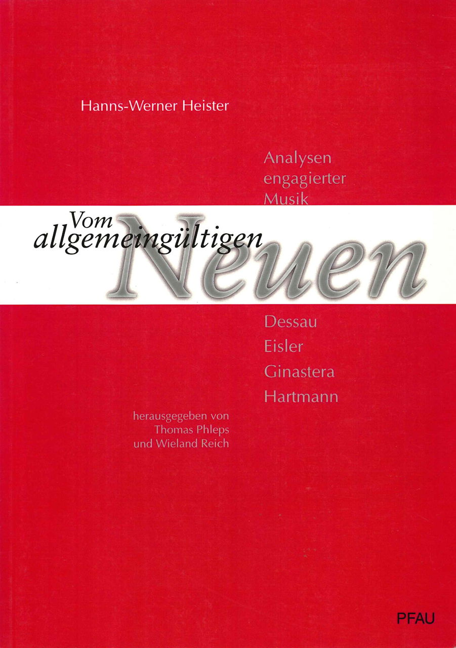 Heister, Vom allgemeingultigen Neuen (Pfau)