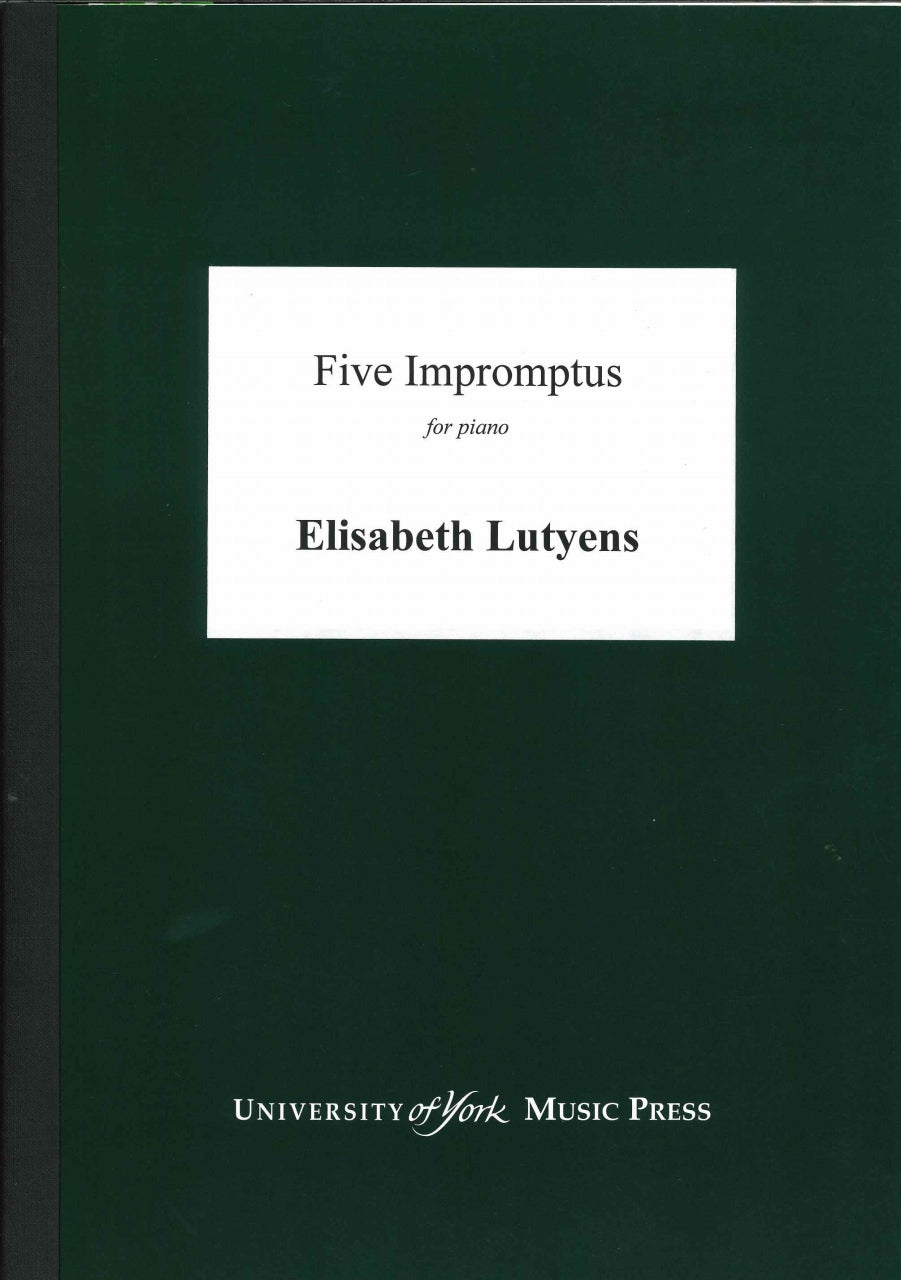 Lutyens, 5 Impromptus op. 116 (1977) (York Music Press, University of)