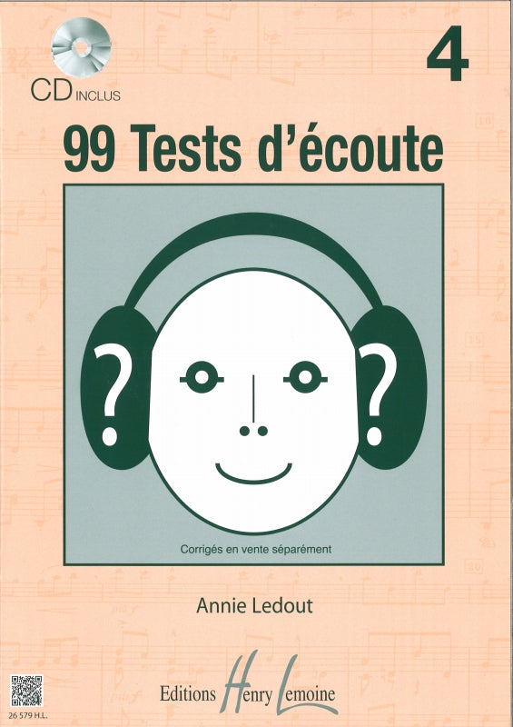 99 Tests d'ecoute 4: Eleve +CD (Lemoine)