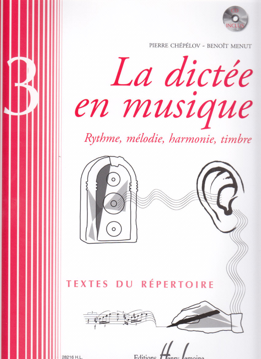 Dictee en musique 3 (+CD) (Lemoine)