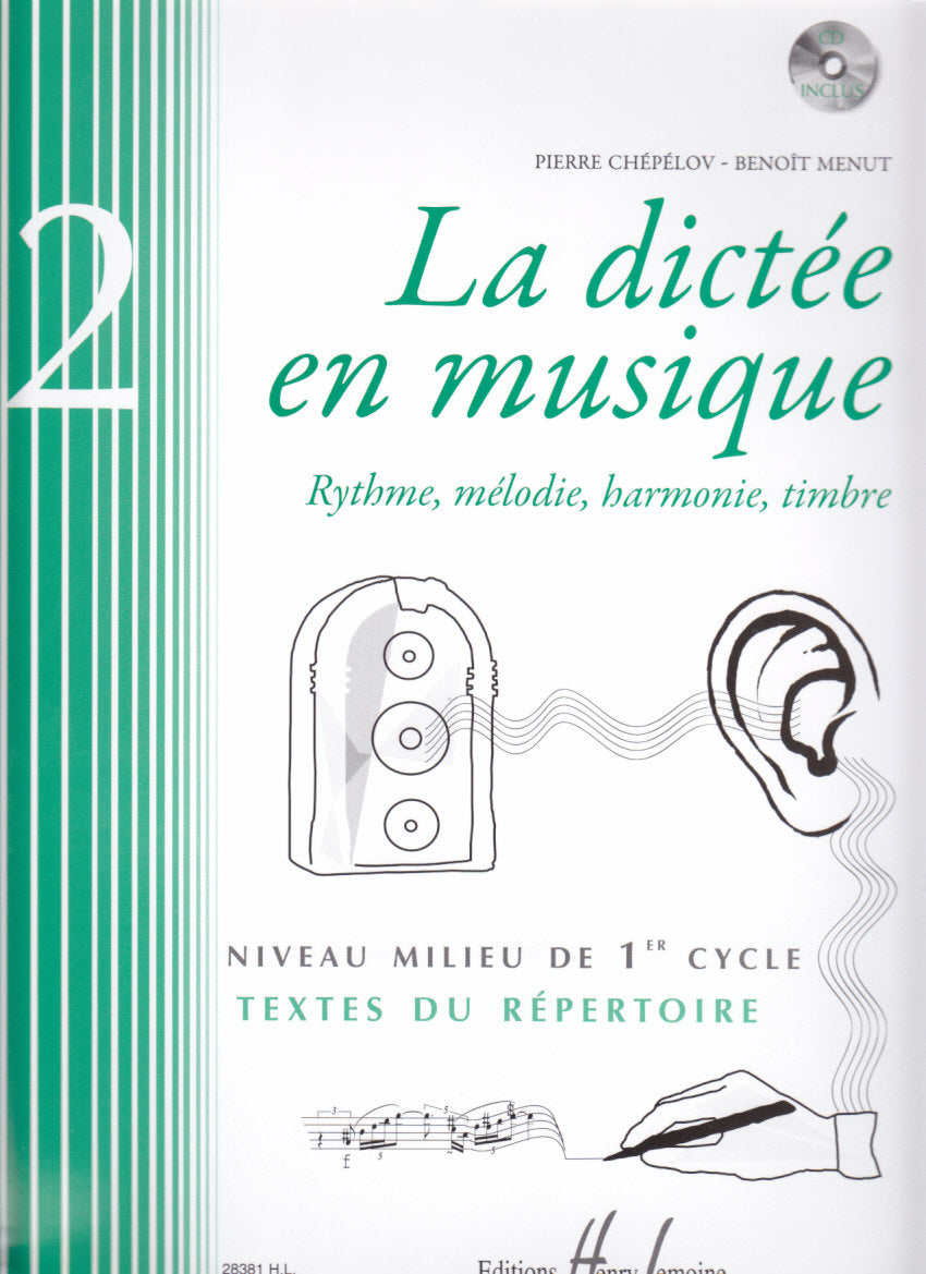 Dictee en musique 2 (+CD) (Lemoine)