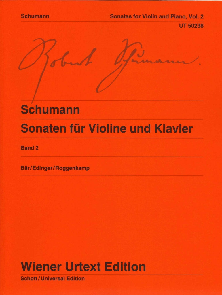 Schumann, Sonaten 2: FAE; Sonata No. 3 (Wiener Urtext Edition)
