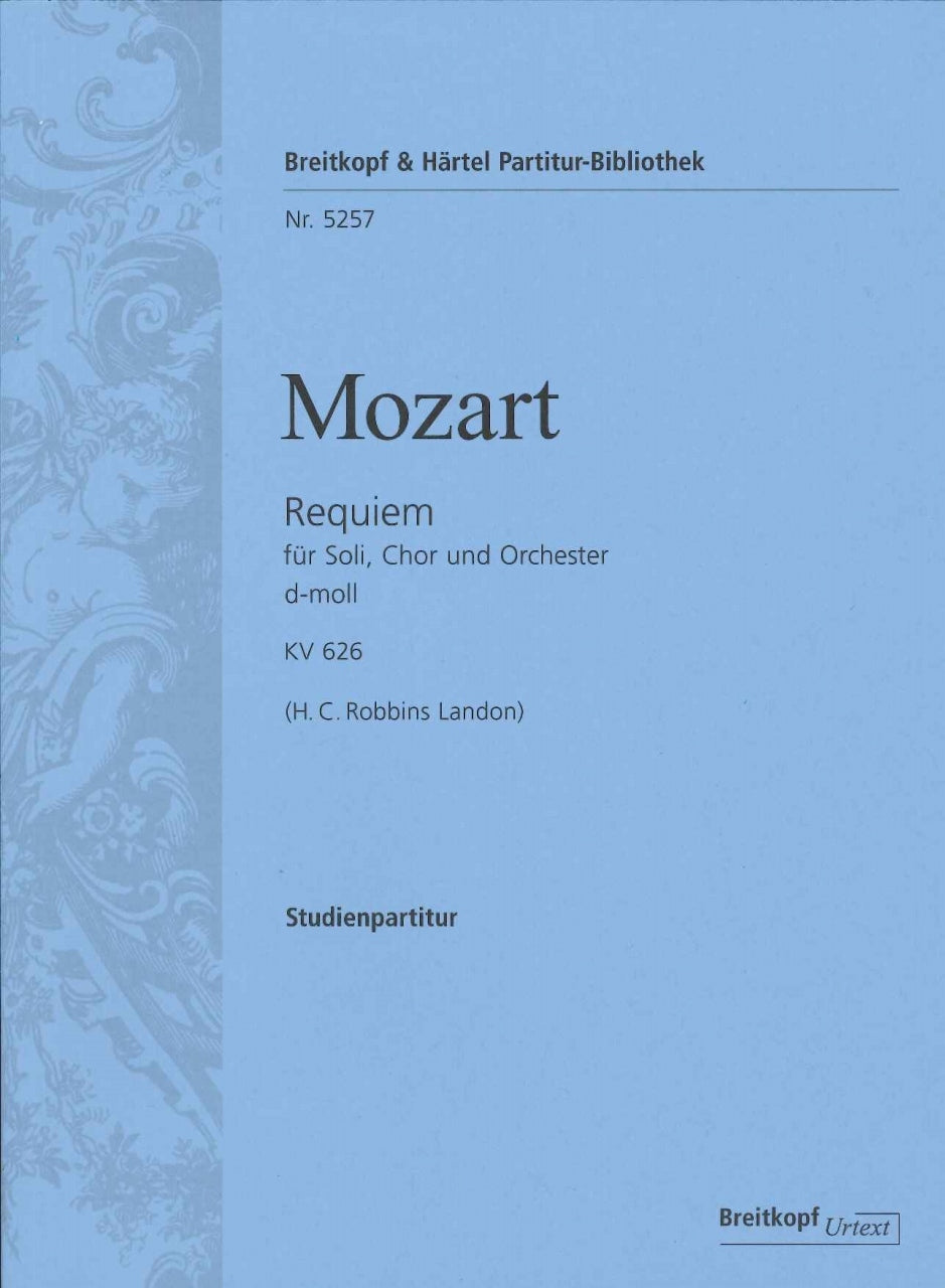 Mozart, Requiem KV 626 (R. Landon) (Breitkopf)