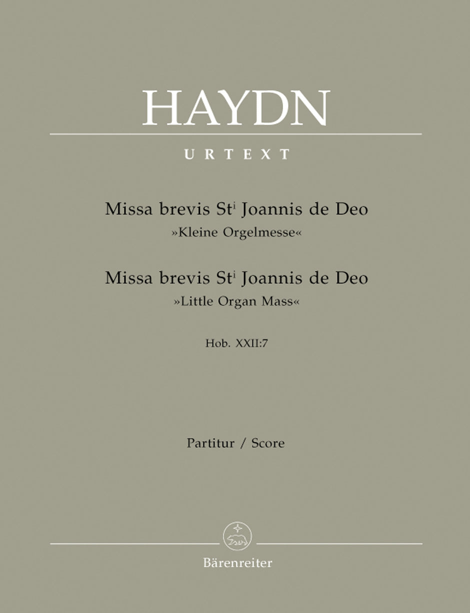 Haydn, Missa brevis Hob. 22/7 Full Score (Barenreiter)