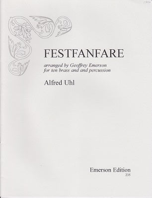 Uhl, Fest Fanfare (10-part,Perc) (Emerson Edition)