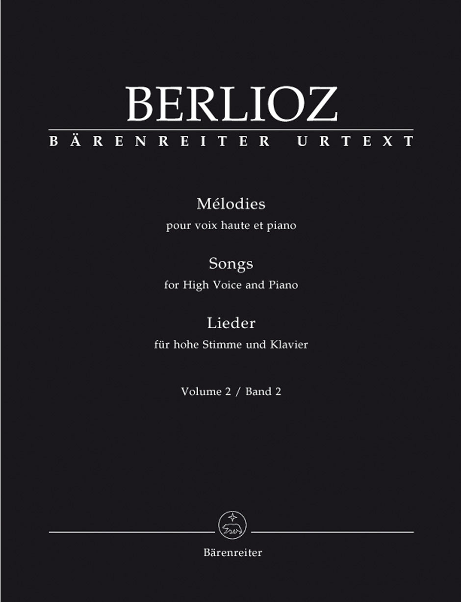 Berlioz, Melodies 2 (High,Pf) (Barenreiter)