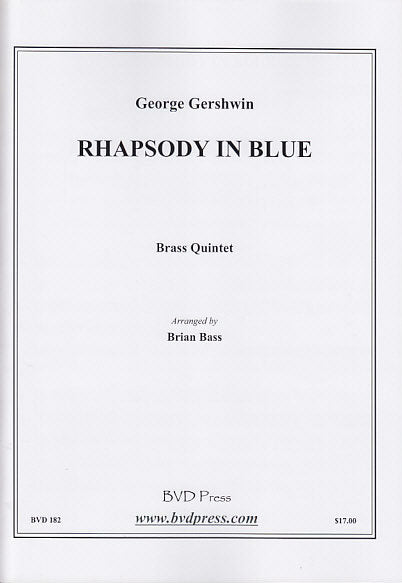 Gershwin, Rhapsody in Blue (Quintet) (BVD Press)