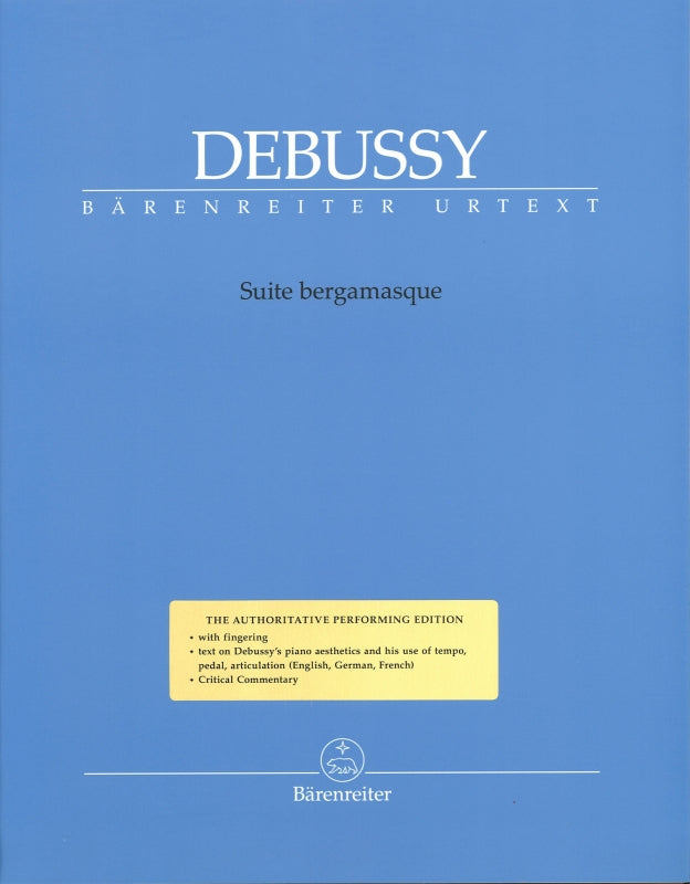 Debussy, Suite bergamasque (Back) (Barenreiter)