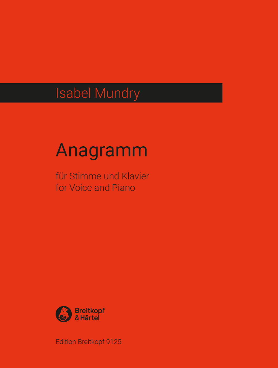 Mundry, Anagramm (2000) (Breitkopf)
