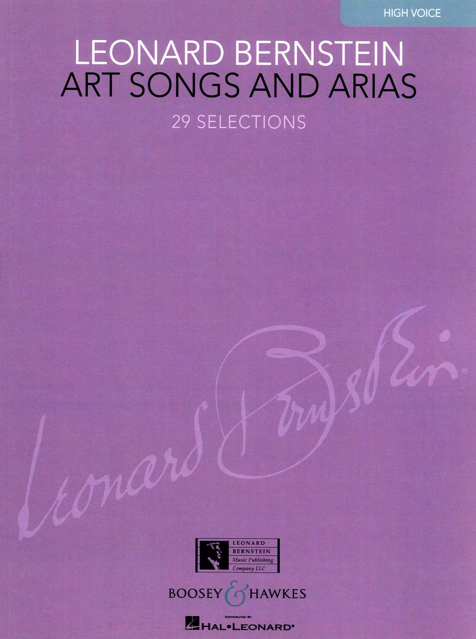Bernstein, Art Songs and Arias (High) (Boosey)