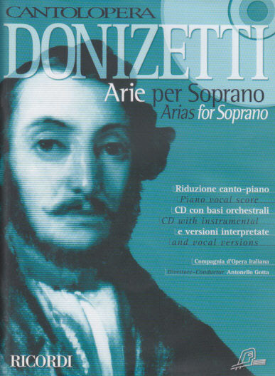 Donizetti, Arie per soprano (+CD) (Ricordi)