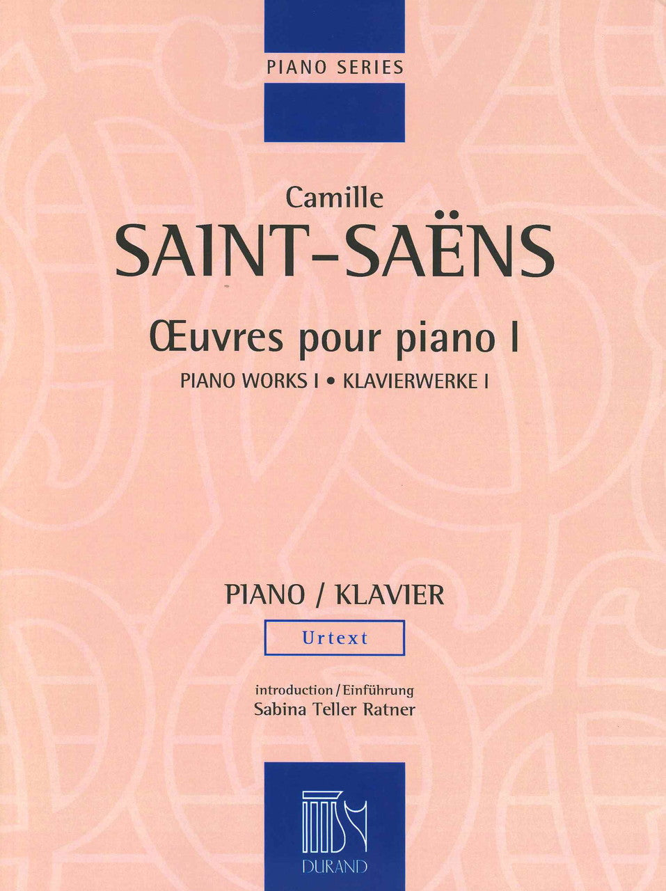 Saint-Saens, Oeuvres pour piano 1 (Durand)