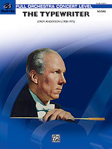 Anderson, Typewriter (Score) (Belwin/Alfred)