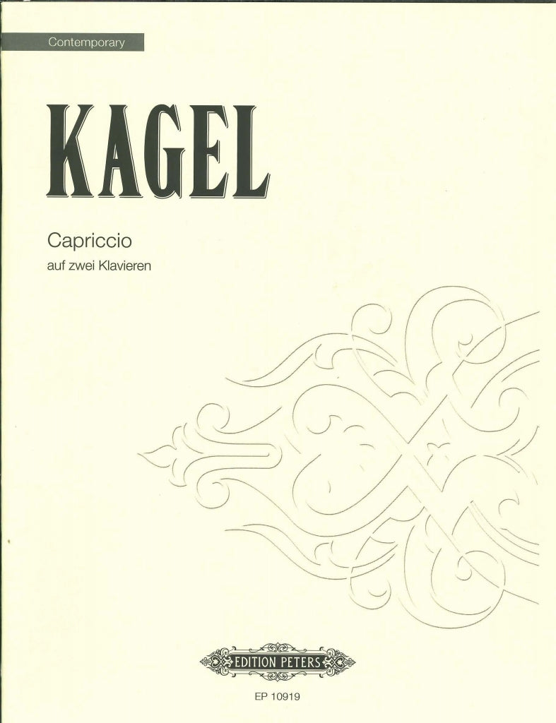 Kagel, Capriccio auf 2 Klavieren (2005) (Peters)
