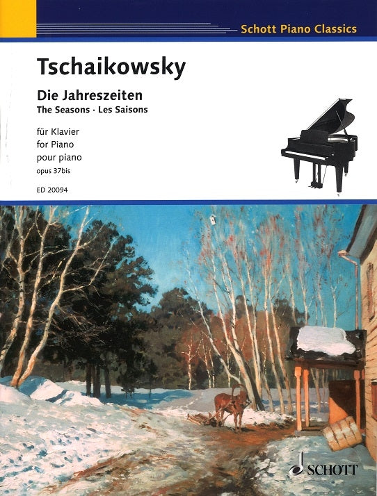Tchaikovsky, Jahreszeiten op. 37bis (Schott)