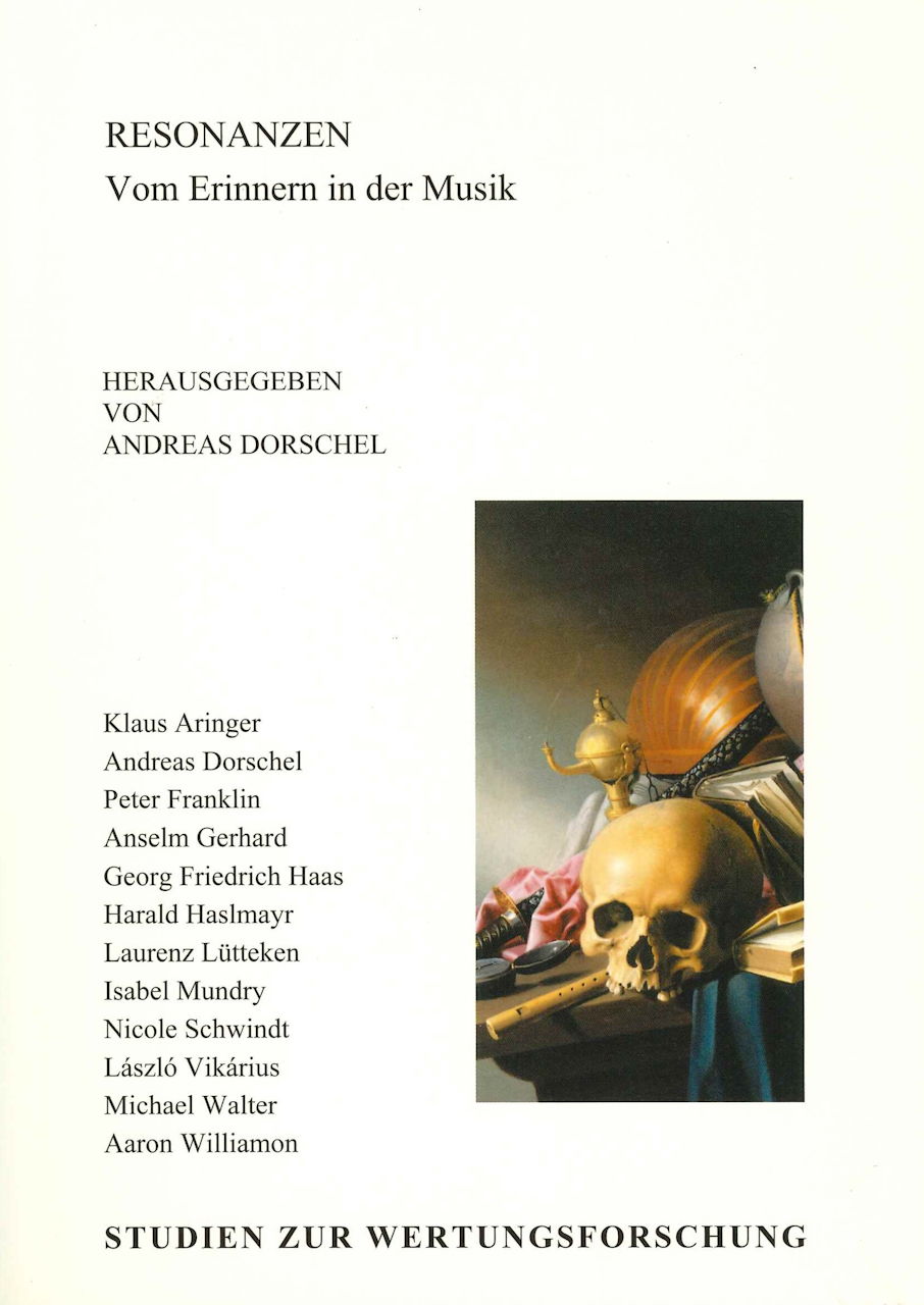 Dorschel, Resonanzen: Vom Erinnern (Universal)