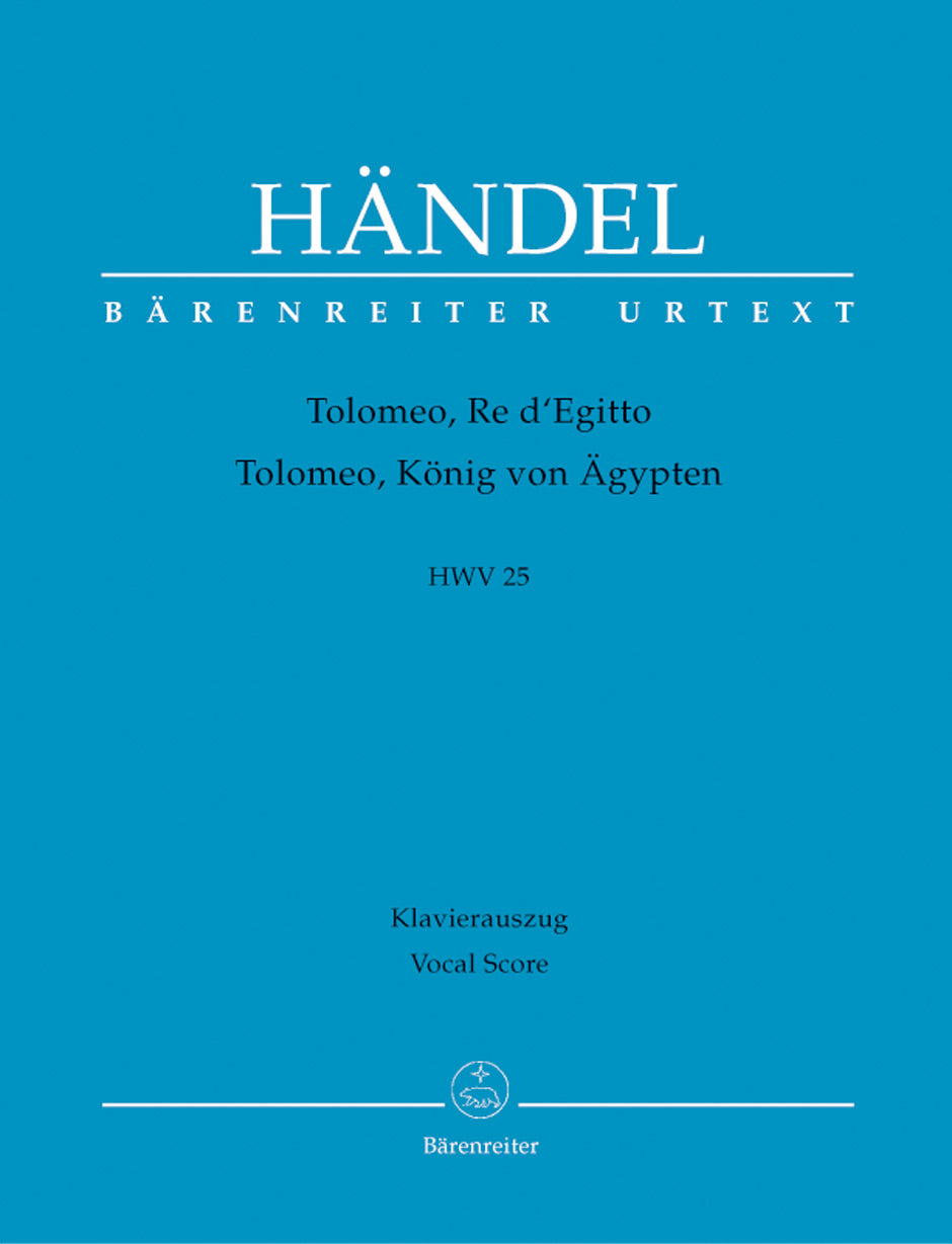 Handel, HWV 25 Tolomeo, Re di Egitto (Barenreiter)