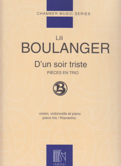 Boulanger,L., D'un soir triste (Durand)