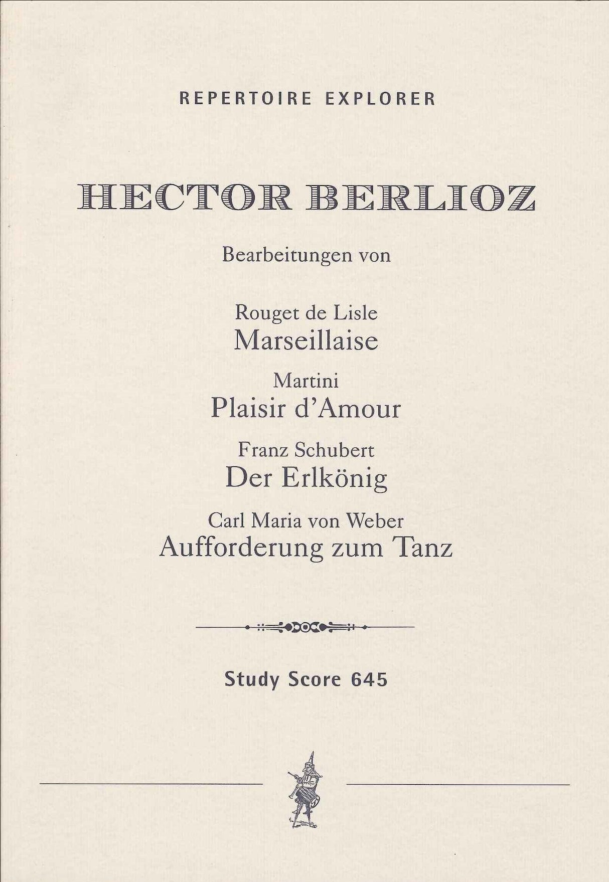 Berlioz, Marseillaise, Erlkonig, etc. (Hoflich)