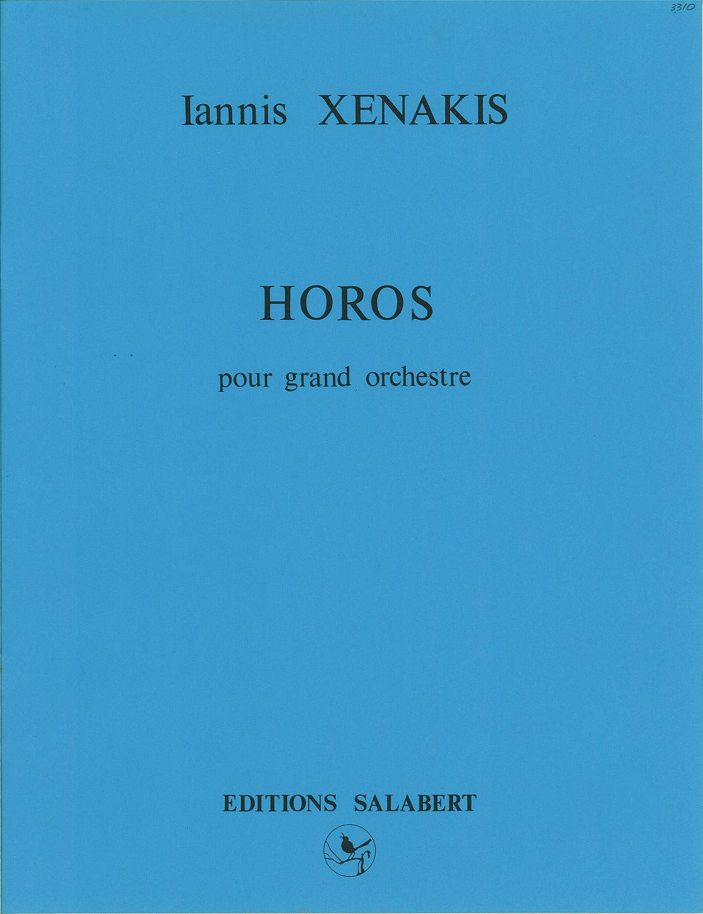Xenakis, Horos (1986) (Salabert)