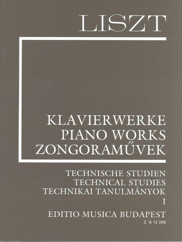 Liszt, Technical Studies 1 (Editio Musica Budapest)