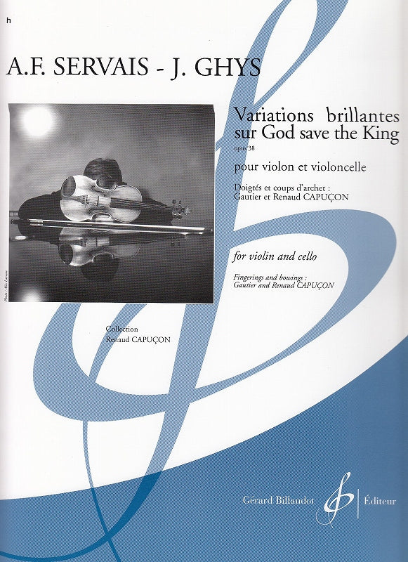Servais, Variations brillantes (Billaudot)