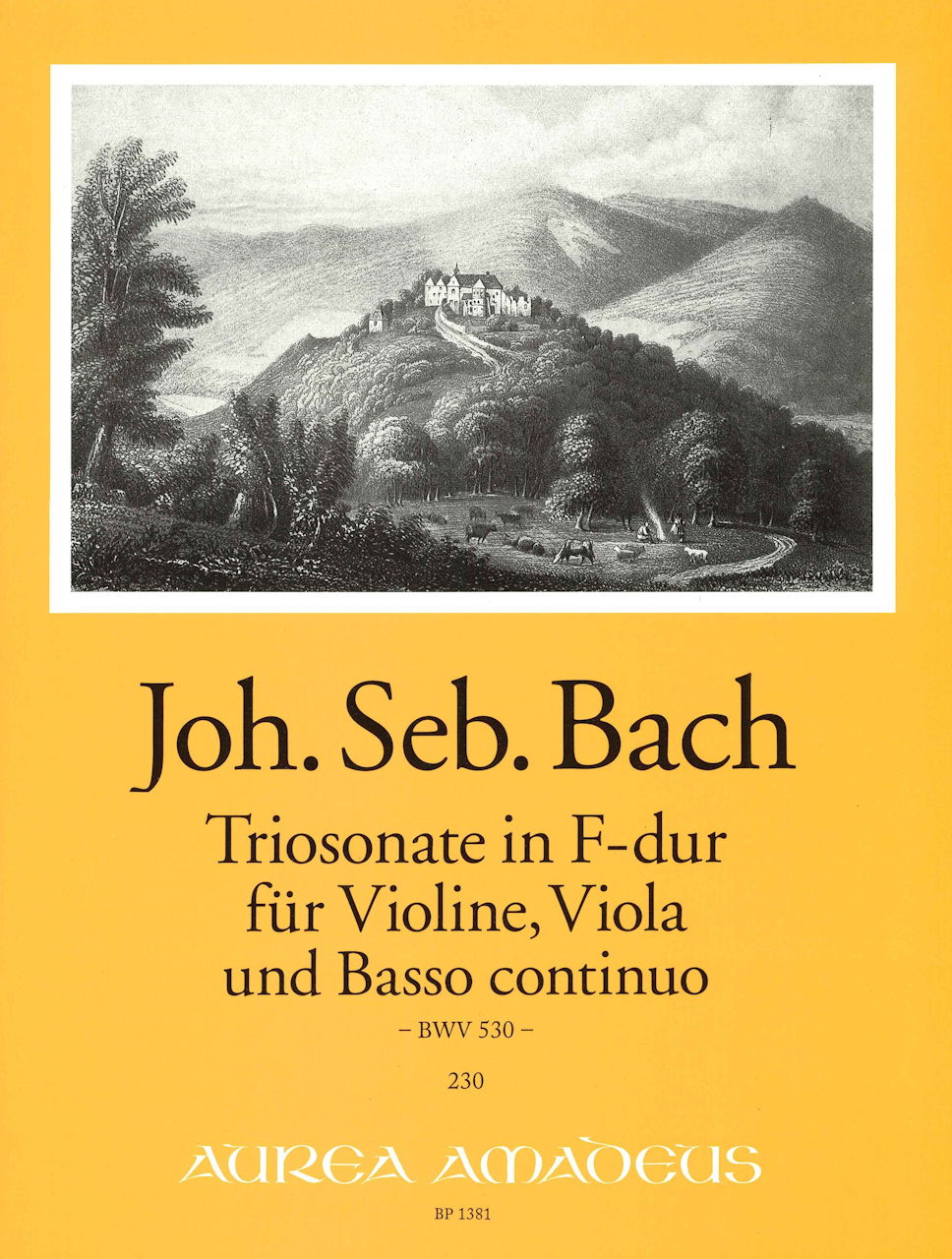 Bach, Triosonate in F, BWV 530(Vn,Va,Bc) (Amadeus Verlag)