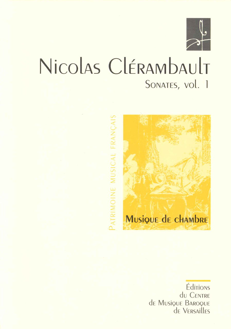 Clerambault, Sonates 1 (Score) (Centre de Musique Baroque de Versailles)