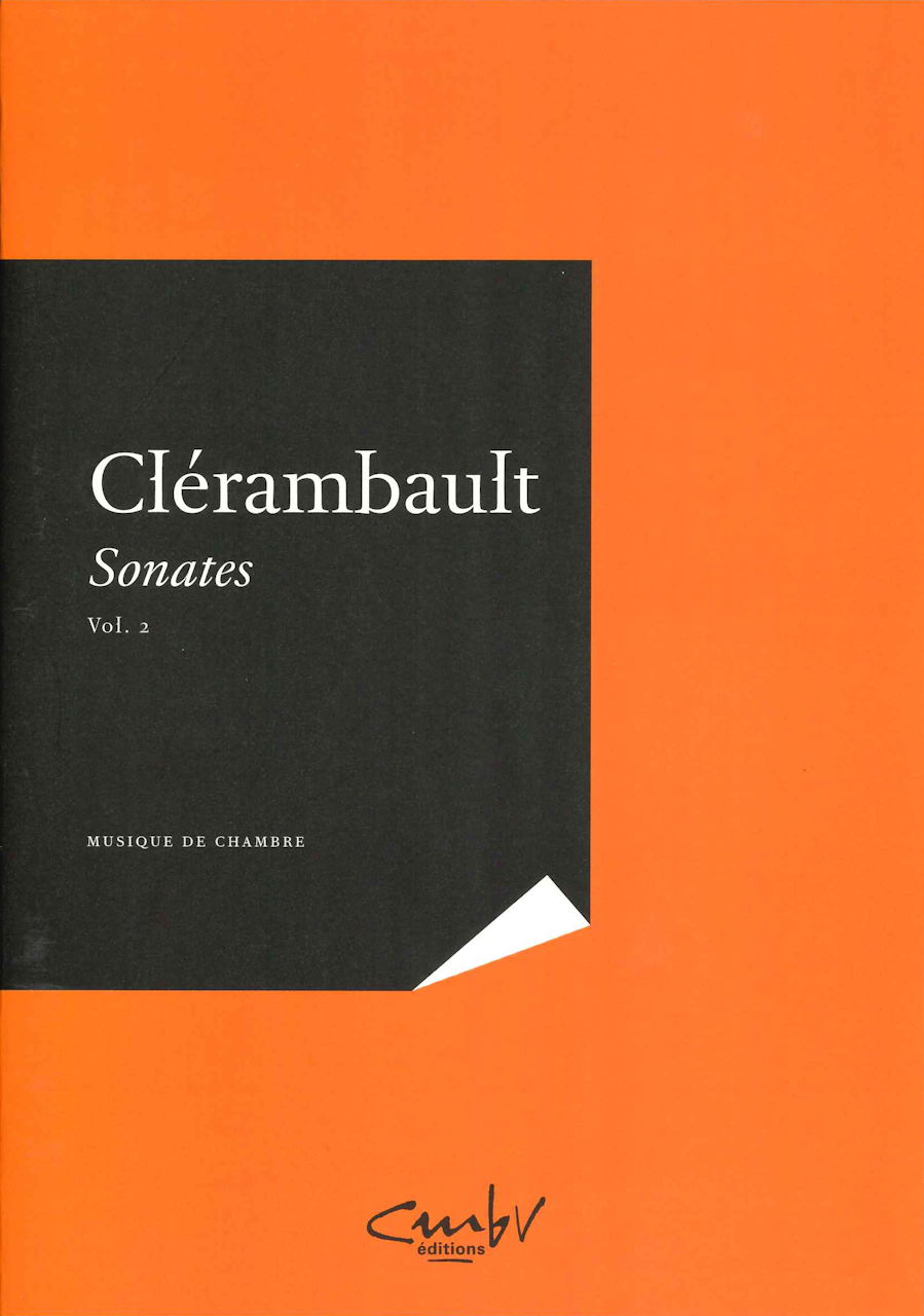 Clerambault, Sonates 2 (Score) (Centre de Musique Baroque de Versailles)