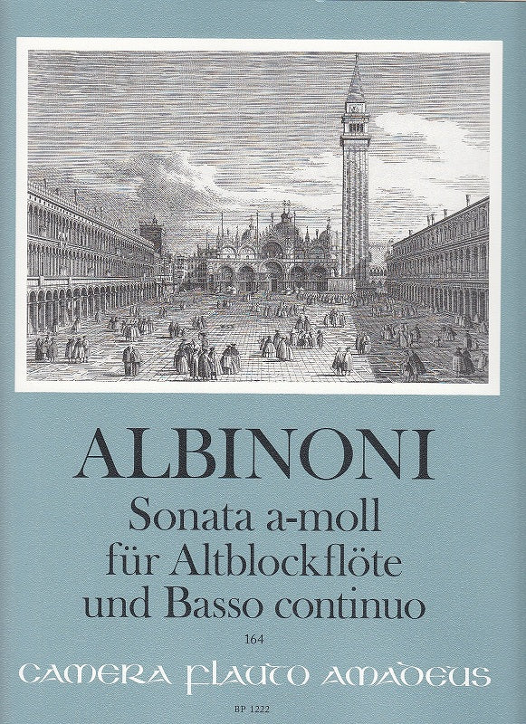 Albinoni, Sonata in a (ARec,Bc) (Amadeus Verlag)