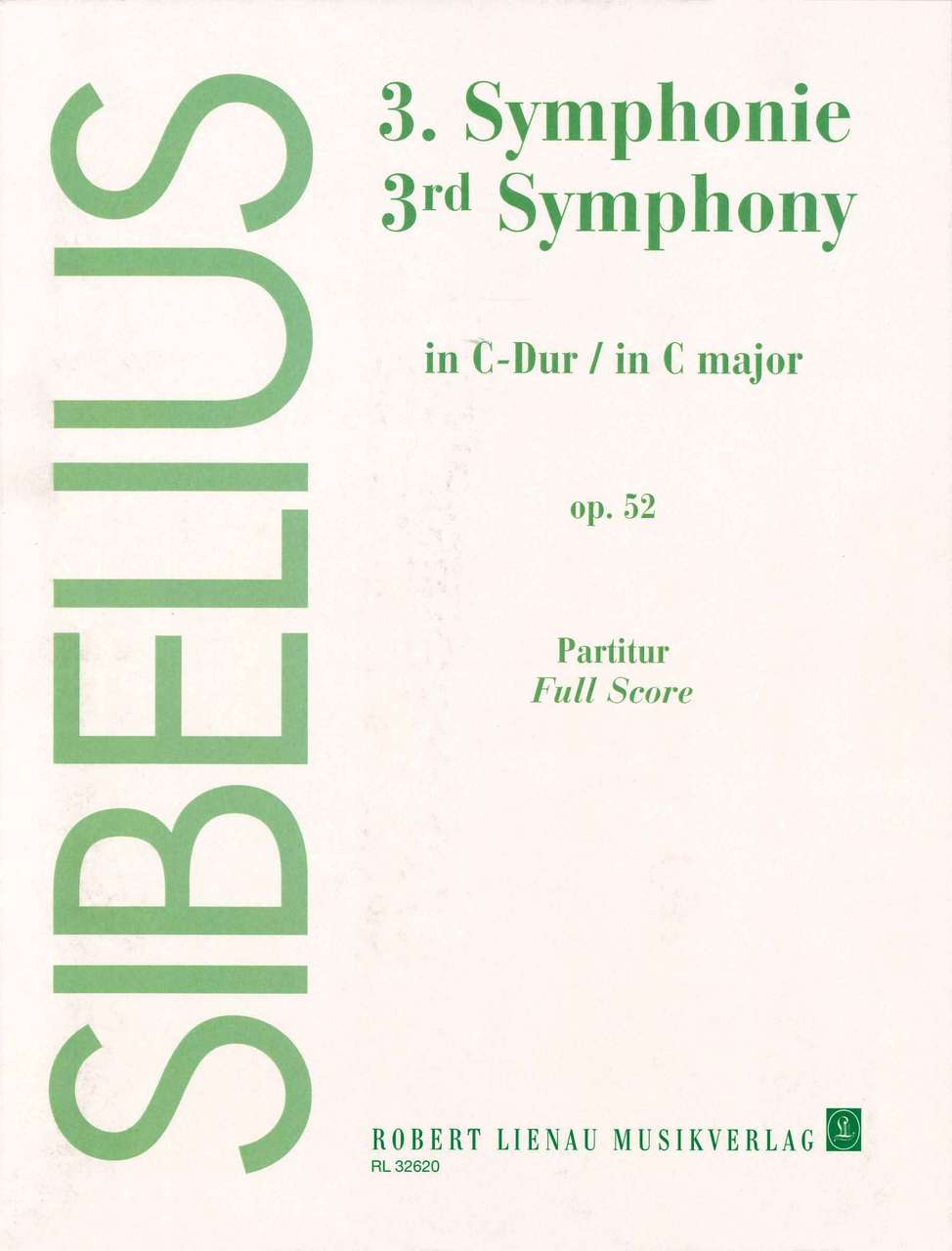 Sibelius, Symphony No. 3 Full Score (R.Lienau)