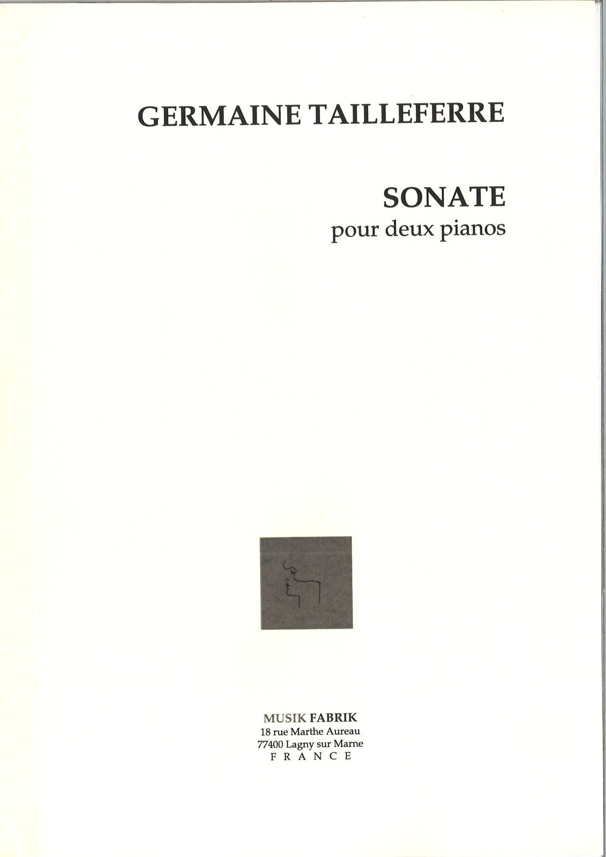 Tailleferre, Sonate pour 2 pianos (Musik Fabrik)