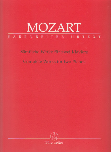Mozart, Samtliche Werke fur 2 Klaviere (Barenreiter)