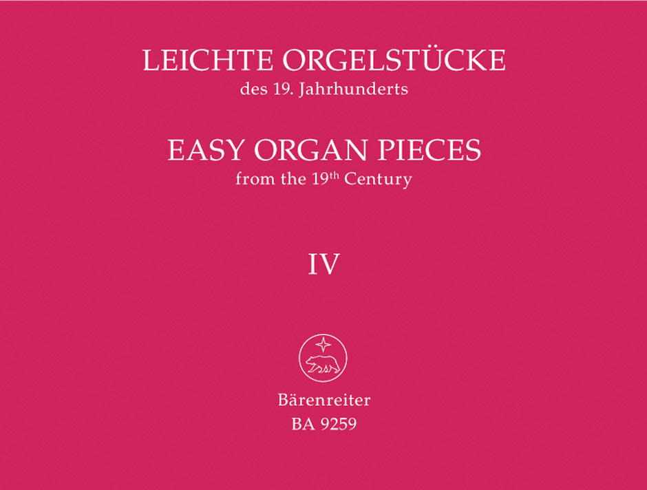 Leichte Orgelstucke des 19. Jhr. 4 (Barenreiter)