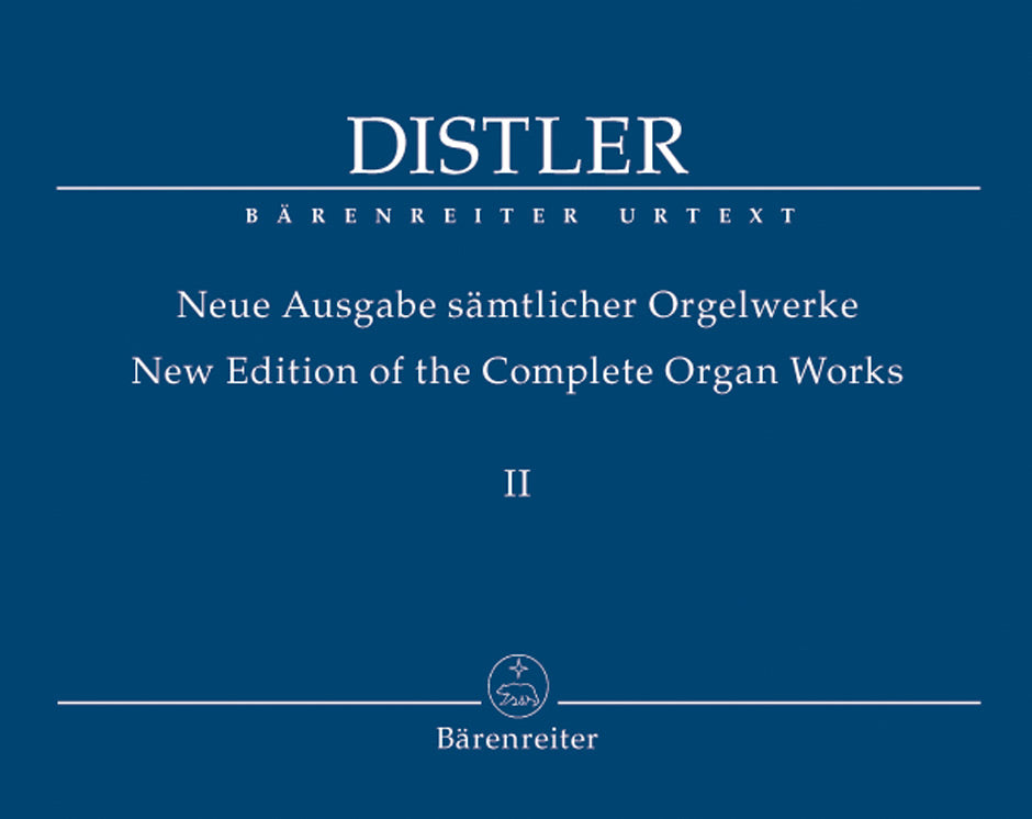 Distler, Samtliche Orgelwerke 2: op. 8/3 (Barenreiter)