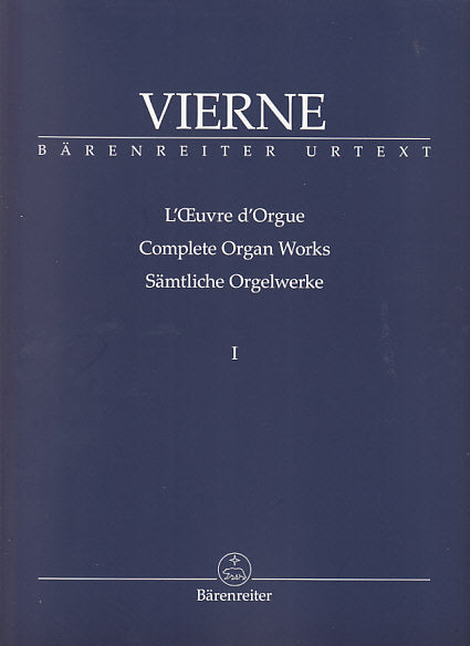 Vierne, Symphonie No. 1, op. 14 (Barenreiter)