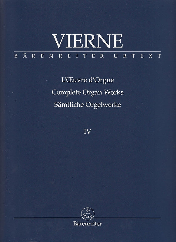 Vierne, Symphonie No. 4, op. 32 (Barenreiter)