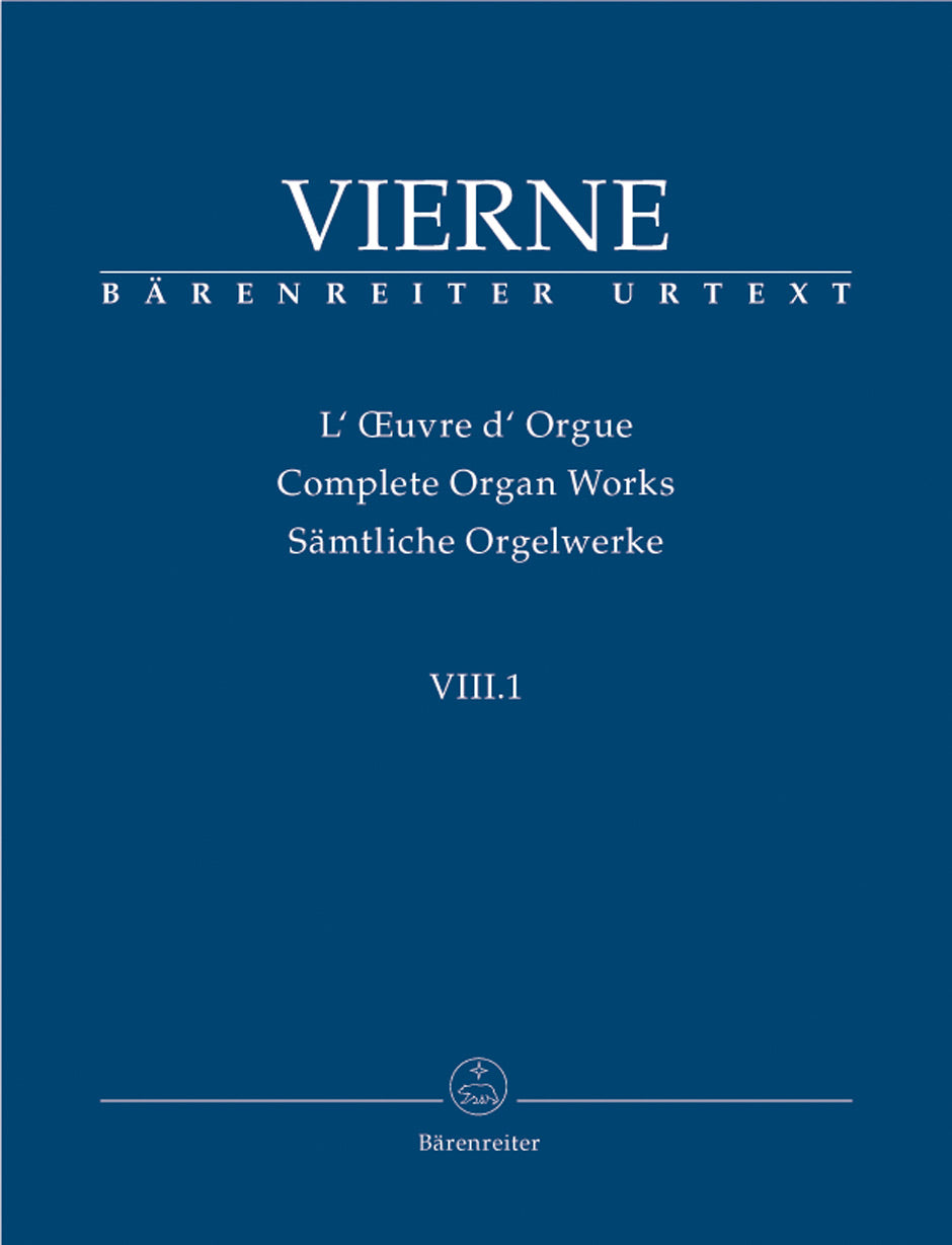 Vierne, Pieces en style libre op. 31, 1 (Barenreiter)