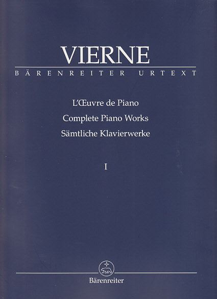 Vierne, Oeuvres de piano 1 (Barenreiter)