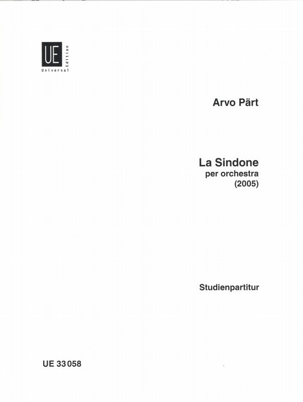 Part, La Sindone per orchestra (2005) (Universal)
