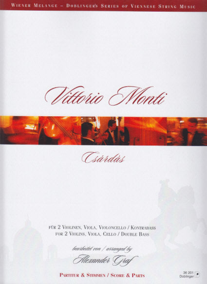 Monti, Csardas (2Vn,Va,Vc/CB) (Doblinger)