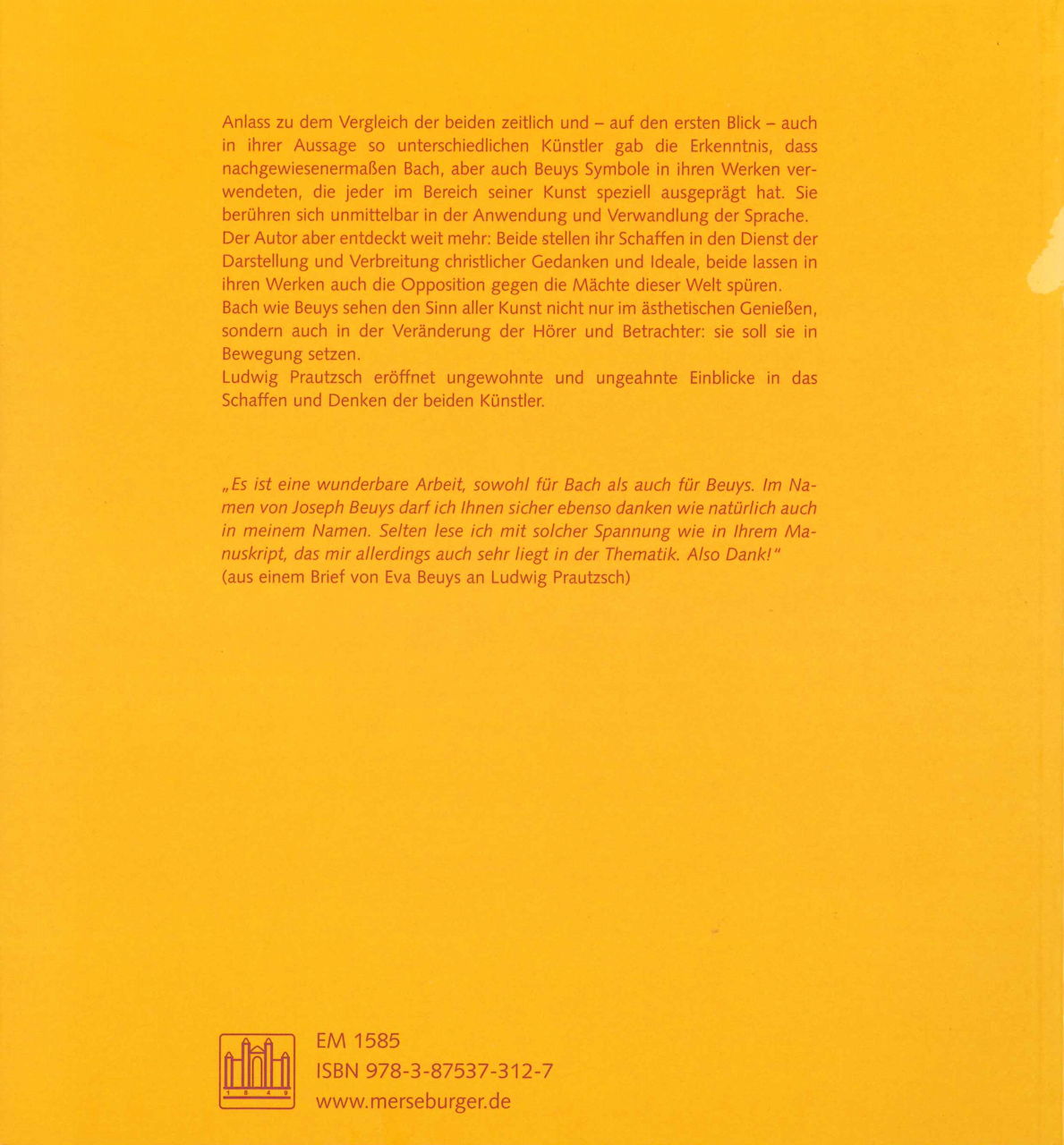 Prautzsch, Bach und Beuys: Was sie (Merseburger Berlin)