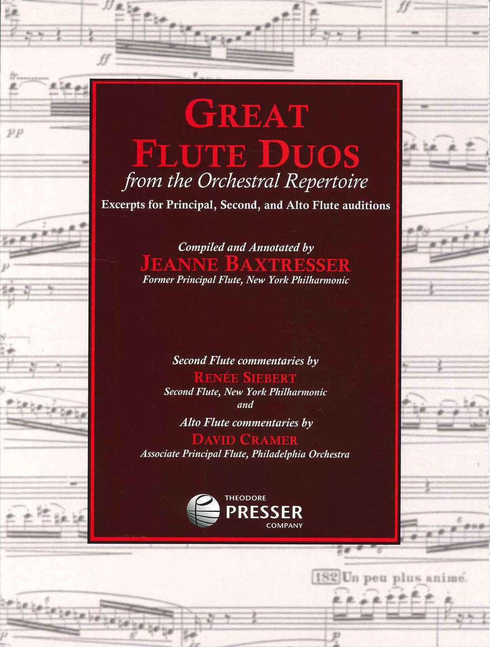 Great Flute Duos fr the Orch. Repertoire (Presser)