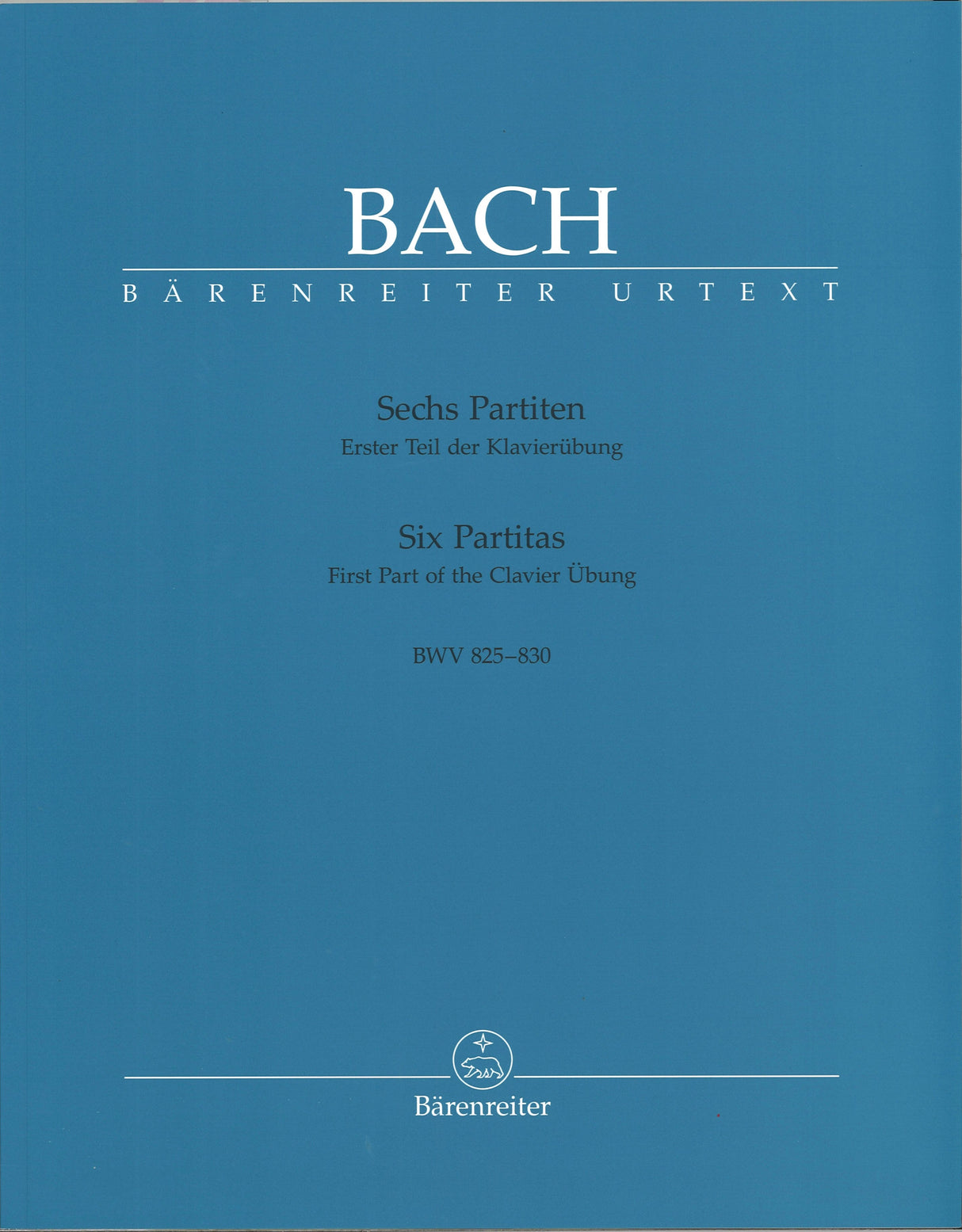 Bach, Partiten BWV 825-830 (rev.)no fing (Barenreiter)