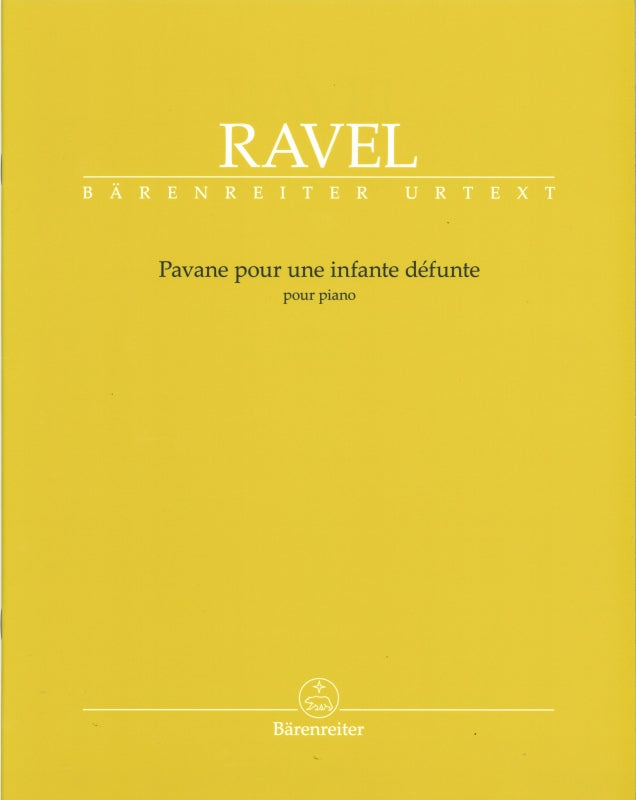 Ravel, Pavane pour une infante defunte (Barenreiter)