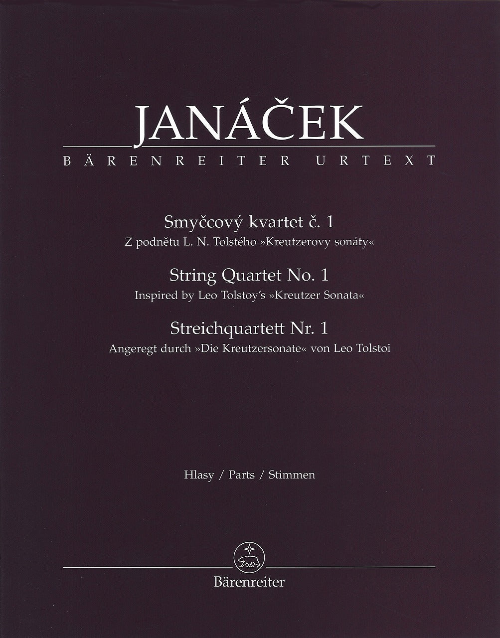 Janacek, String Quartet No. 1 (Barenreiter)
